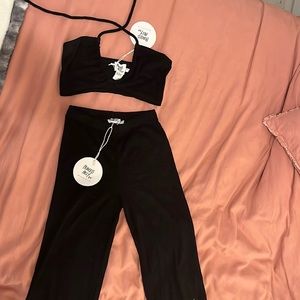 black princess polly matching set size US 2